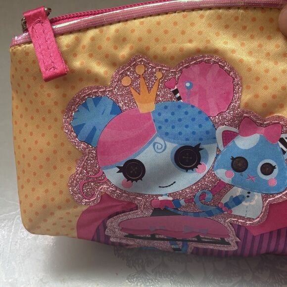 Lalaloopsy Lala-oopsies Pink Cat Zipper Pencil Case Makeup Pouch Doll Accessory - Picture 6 of 7